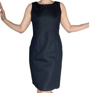 Isabella Suits sleeveless dark navy pencil dress size 10